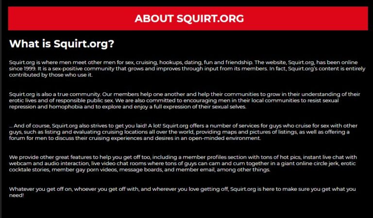 Squirt Review: i pro ei contro della registrazione