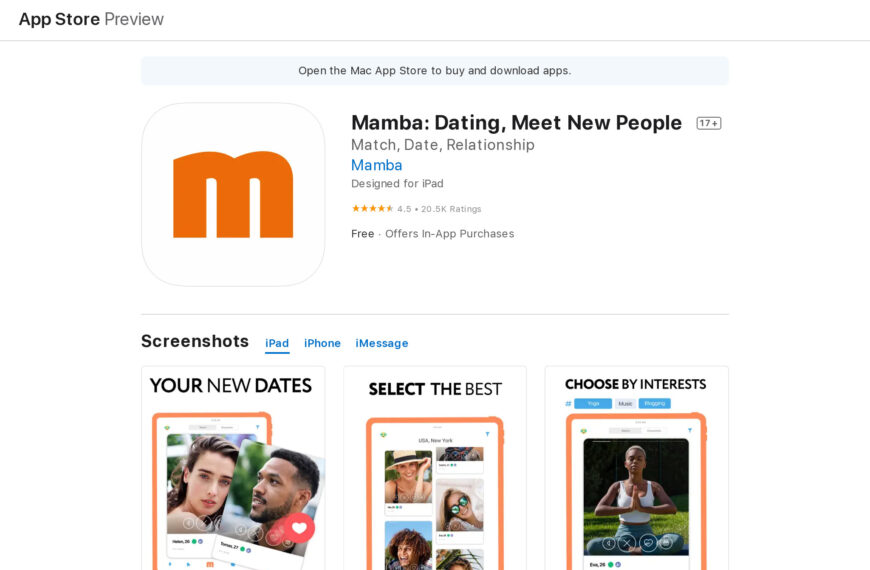 Mamba Review: An In-Depth Look at the Online Dating Platform