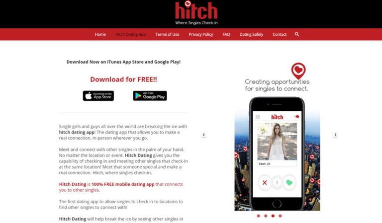 Hitch Review: wat u moet weten voordat u zich aanmeldt